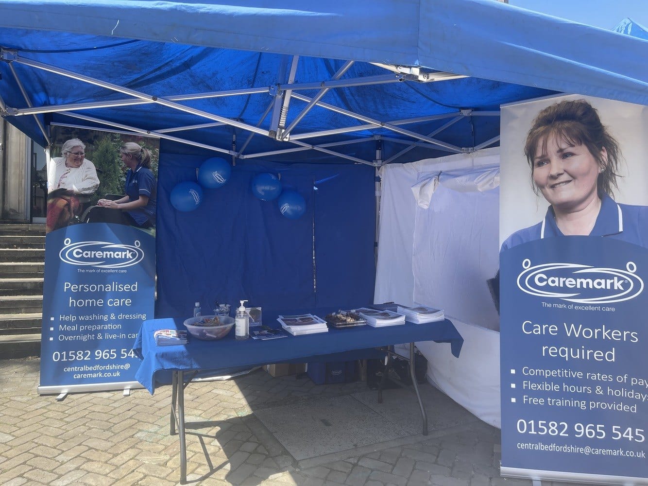 Caremark Central Bedfordshire at Ashton Square Saturday market