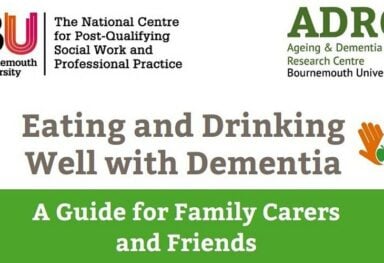 Dementia: Eating and Drinking Well