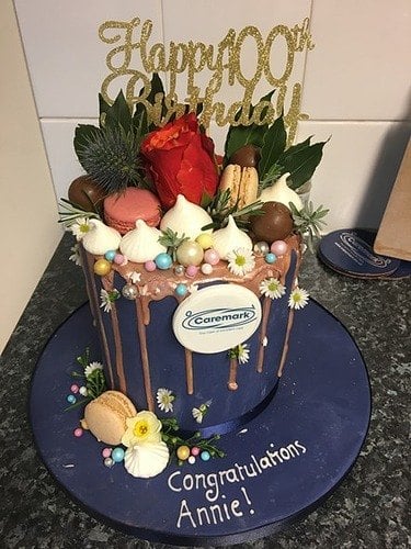 wandsowrth annie 100th birthday cake