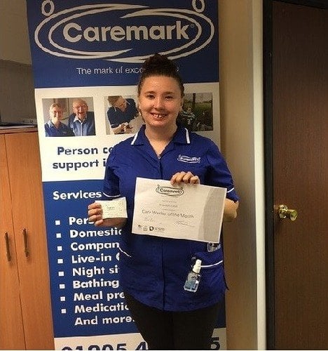 shannon care worker of the month