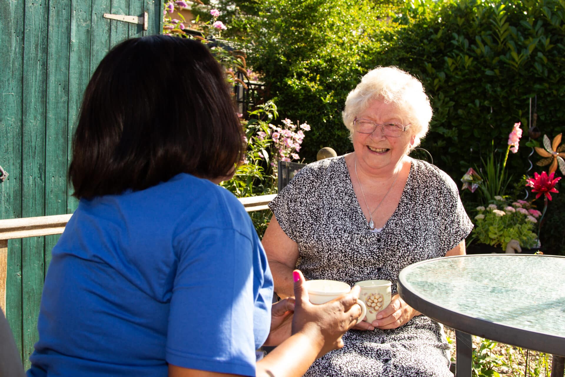 Companionship Care in Bournemouth : female customer smiling