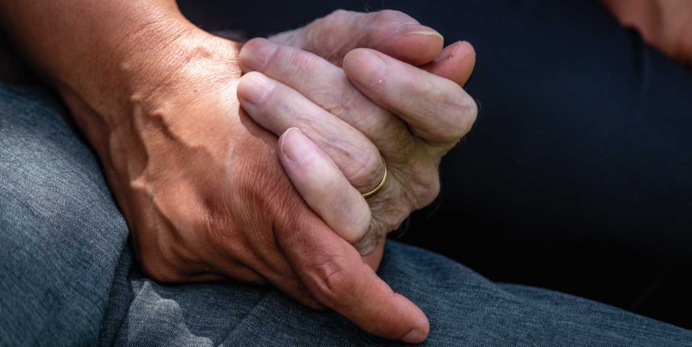 Holding hands