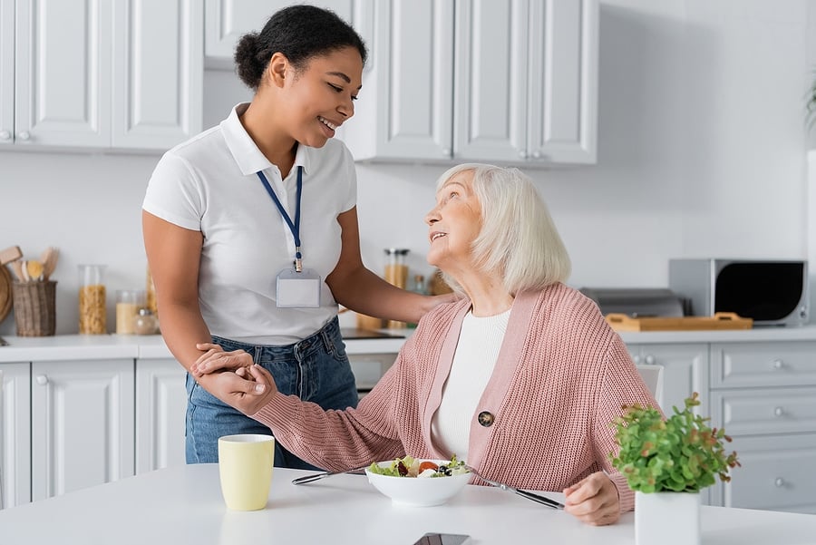 Independent Routine In A Care Home
