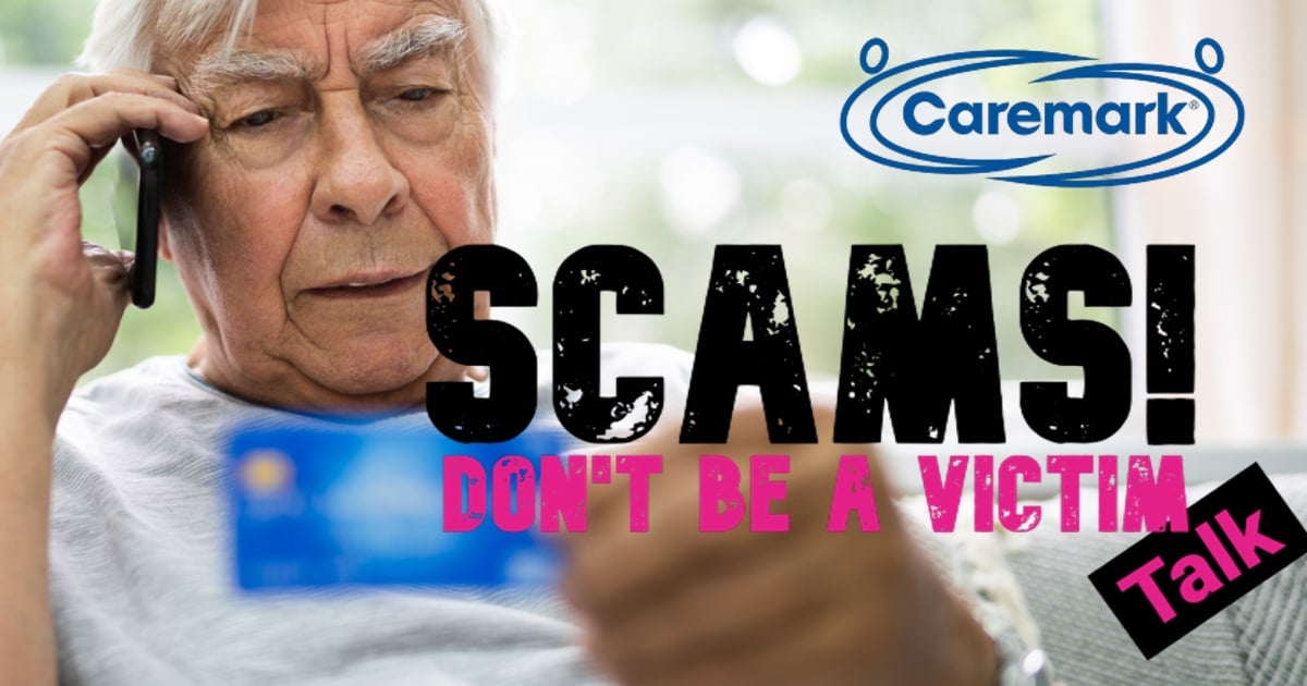 Elderly man concerned about fraud