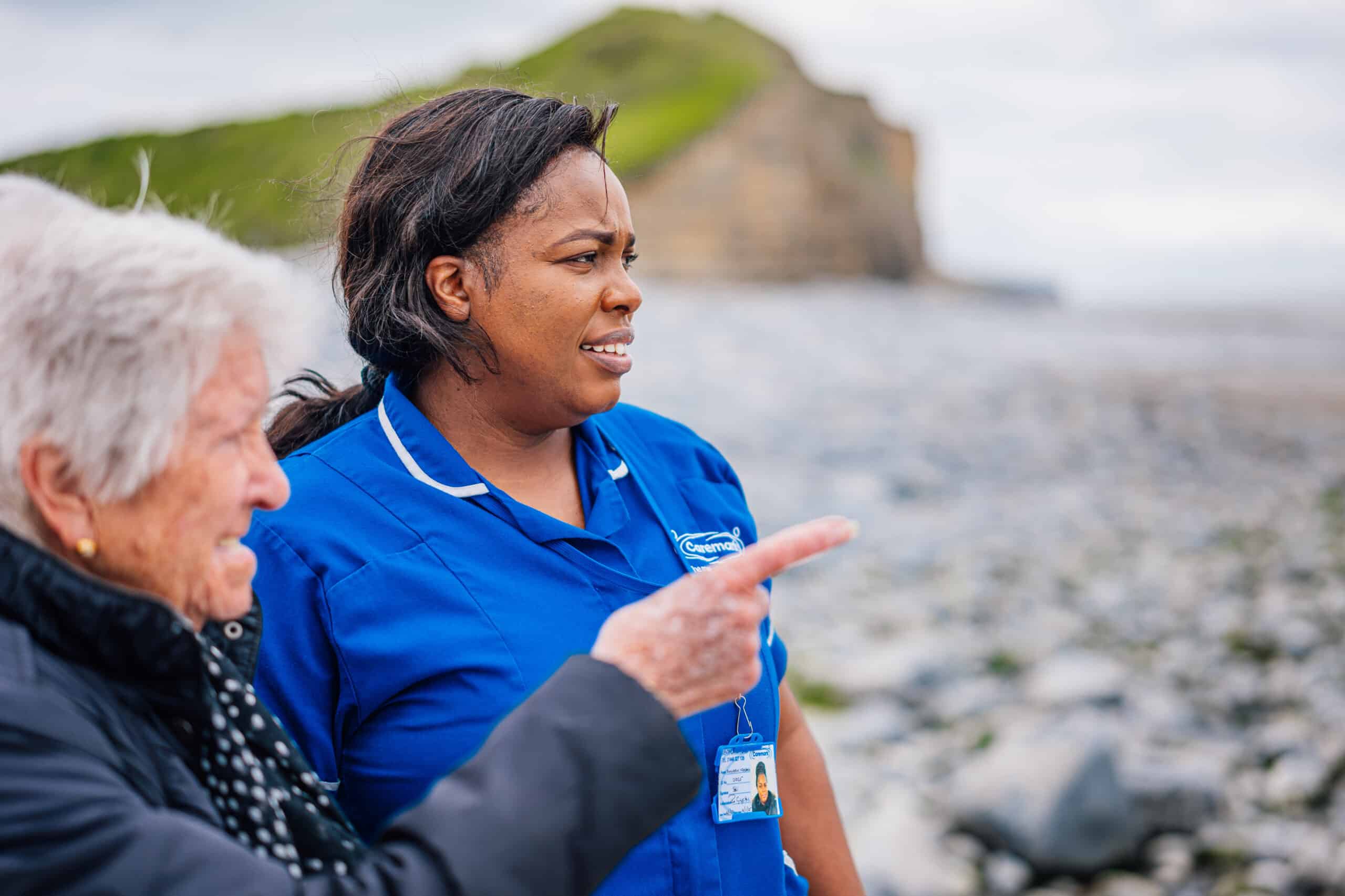 Caremark Brentwood care assistant supporting community connection for an older adult