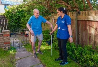 Carer Helping after hospitalisation