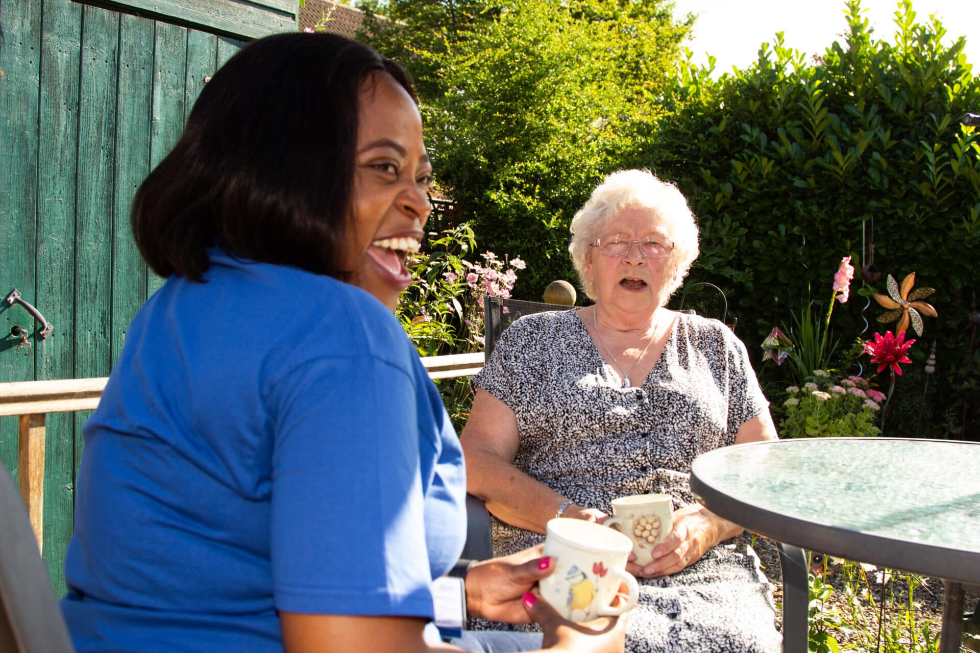 Companionship support at a dementia-friendly café in Barking and Dagenham.