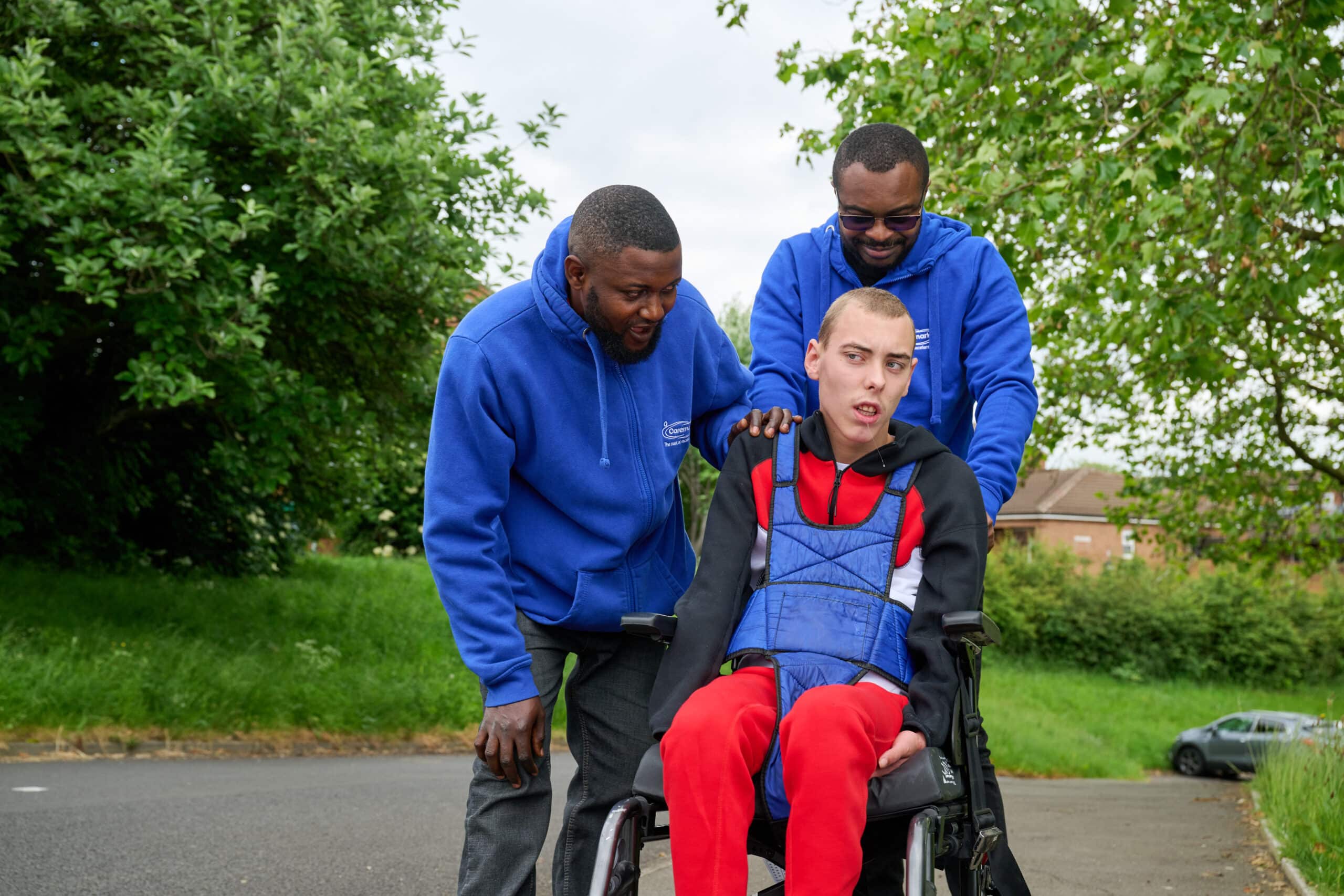 Case Management Services: Care Assistants Taking out Client