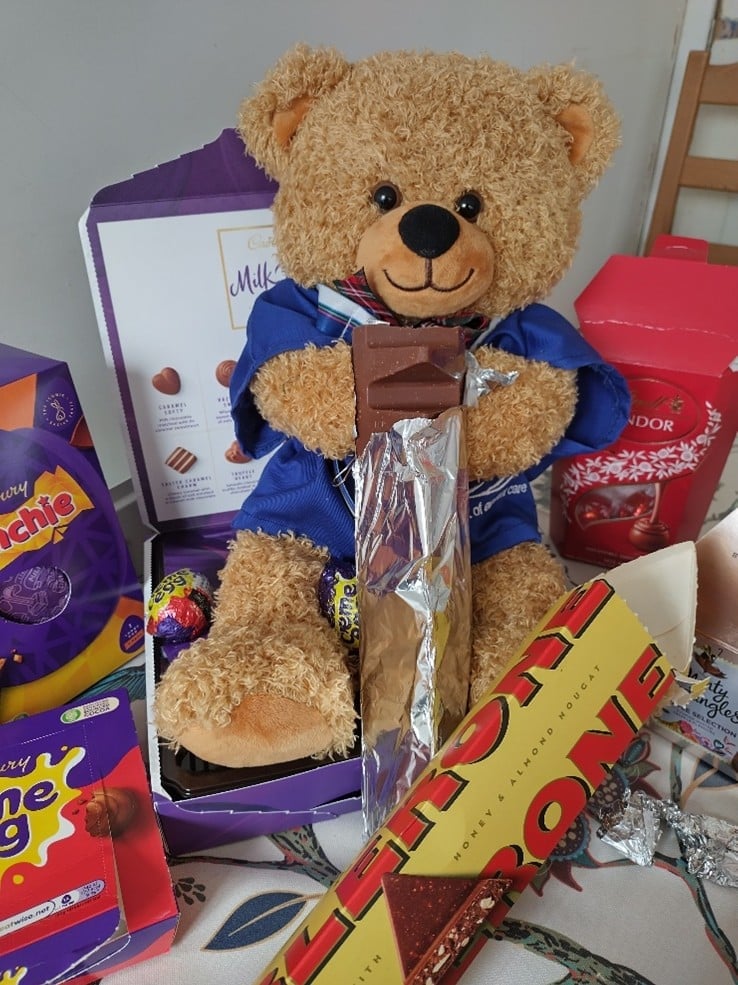 Yoshi, the Caremark care bear