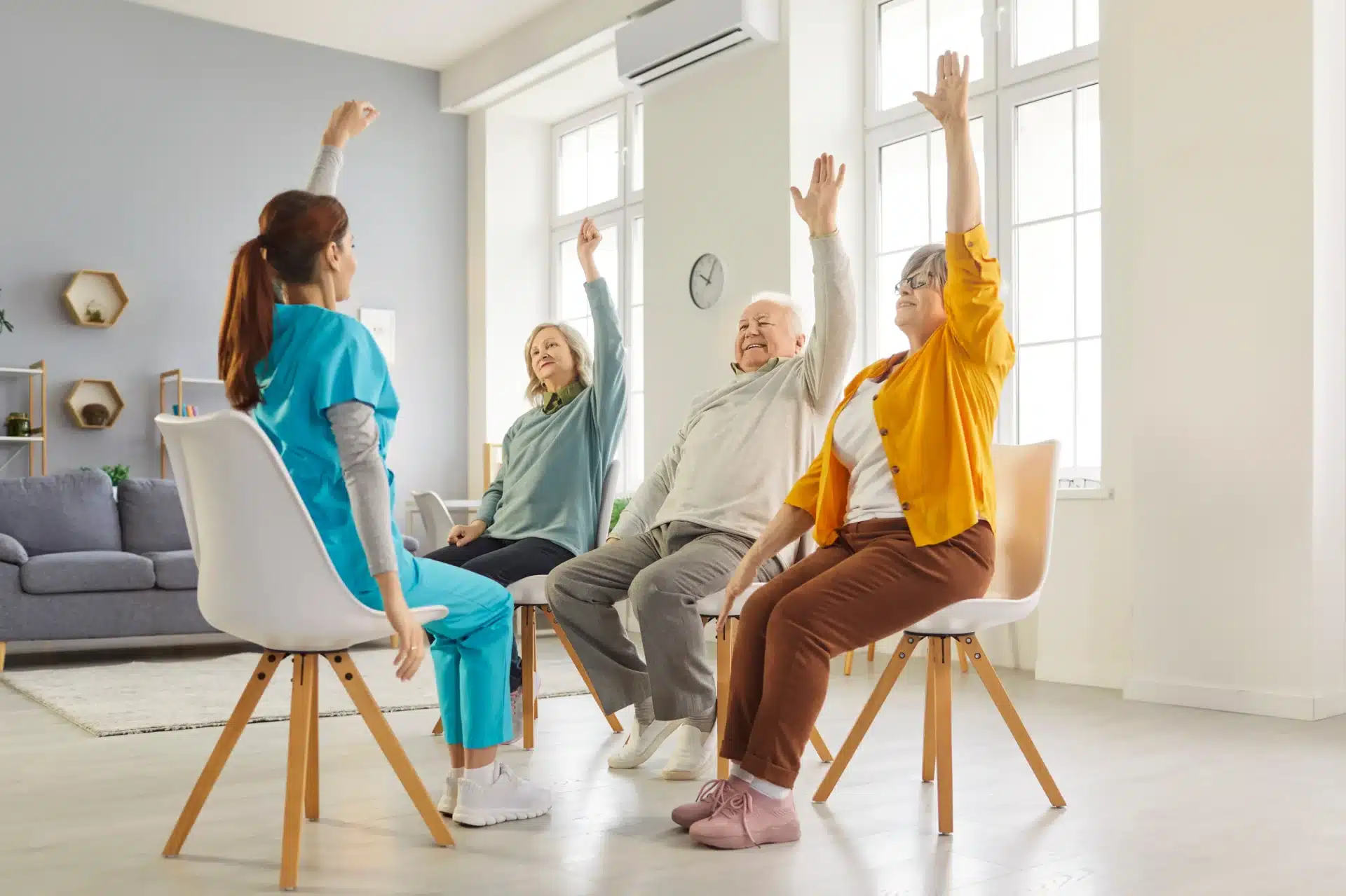 simple chair exercises for older adults