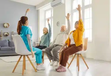 simple chair exercises for older adults