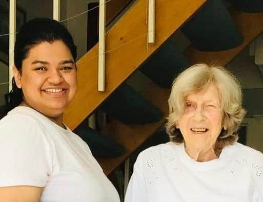 Muneeba and Dorothy