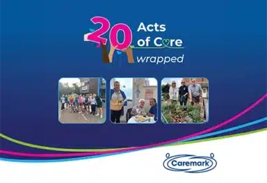 Caremark celebrates 20 years with 20 acts of care. This is a care franchise opportunity with impact