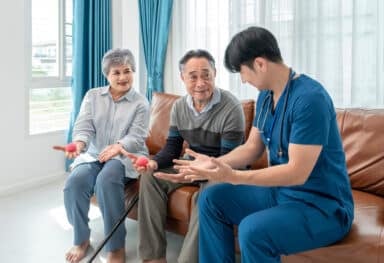 family with carers
