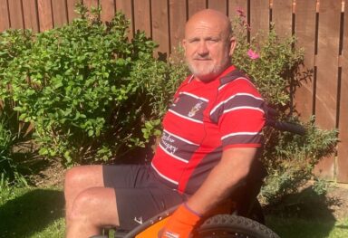Smashed his original fundraising target