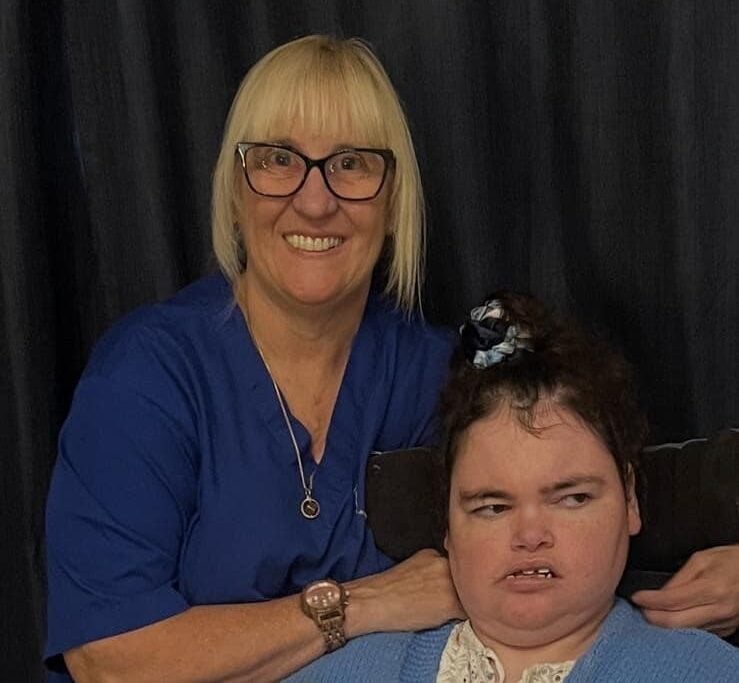 home care support for a disabled young person