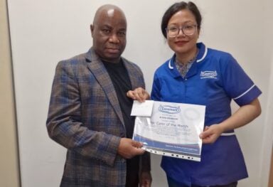 STAR CARER OF THE MONTH OF JULY 2025