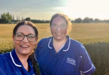 Heidi VDS and Rebecca Caremark Cambridge