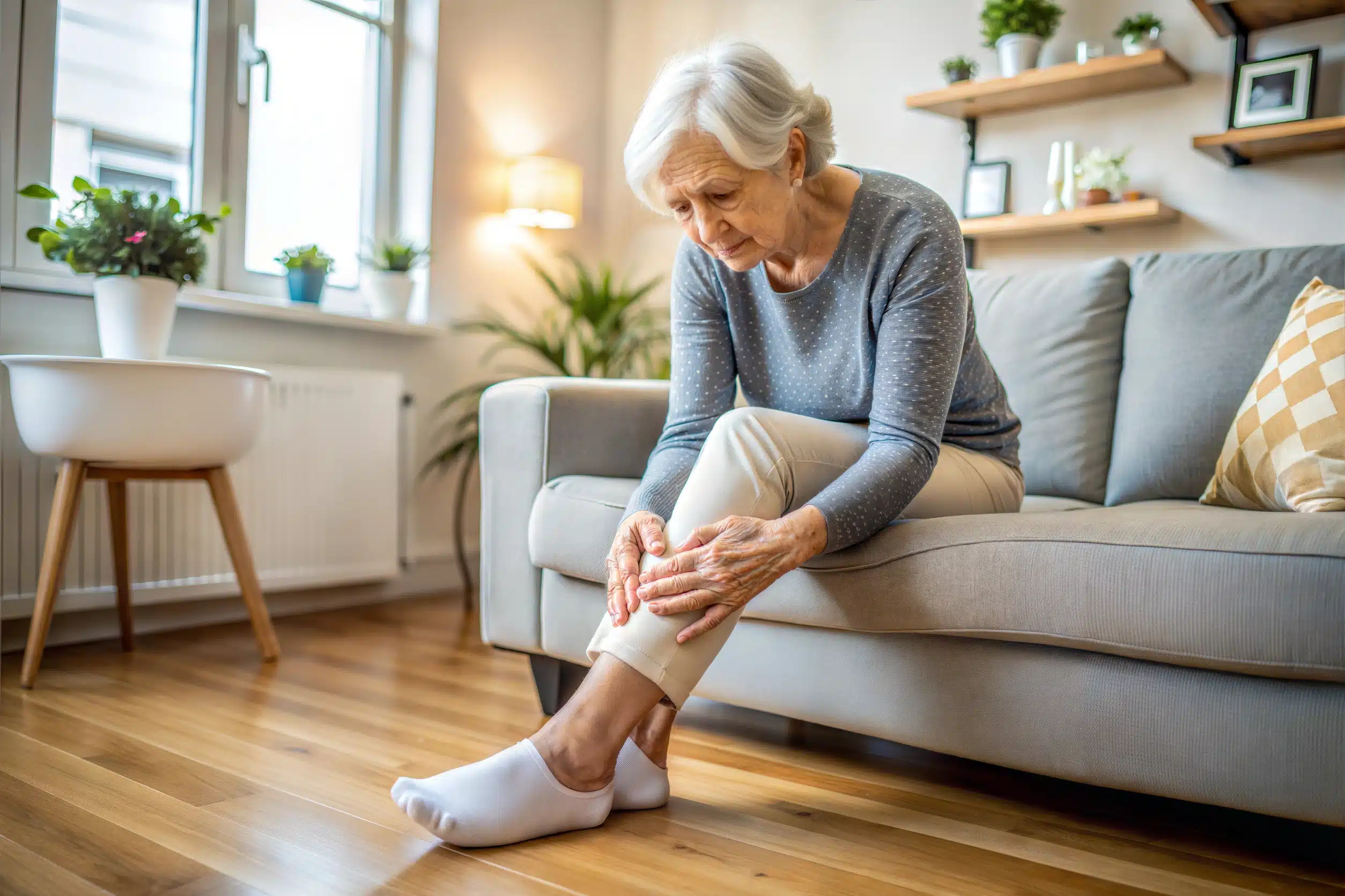 swollen ankles in elderly 