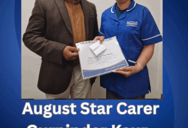 Star Carer of the Month: Gurpinder