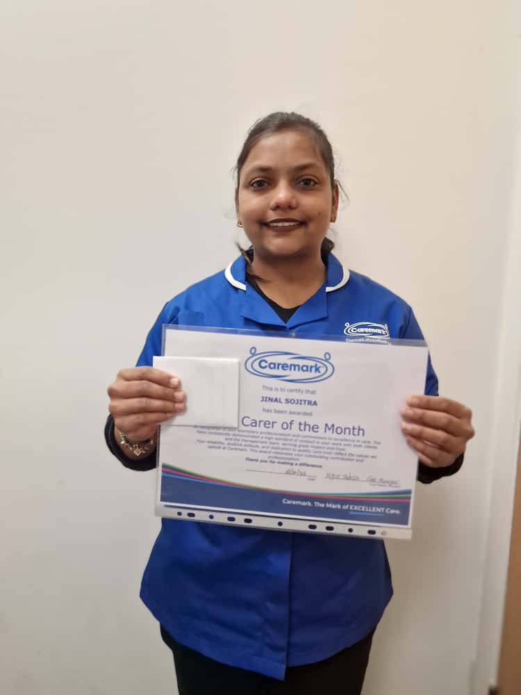 Star Carer of the Month: Jinal