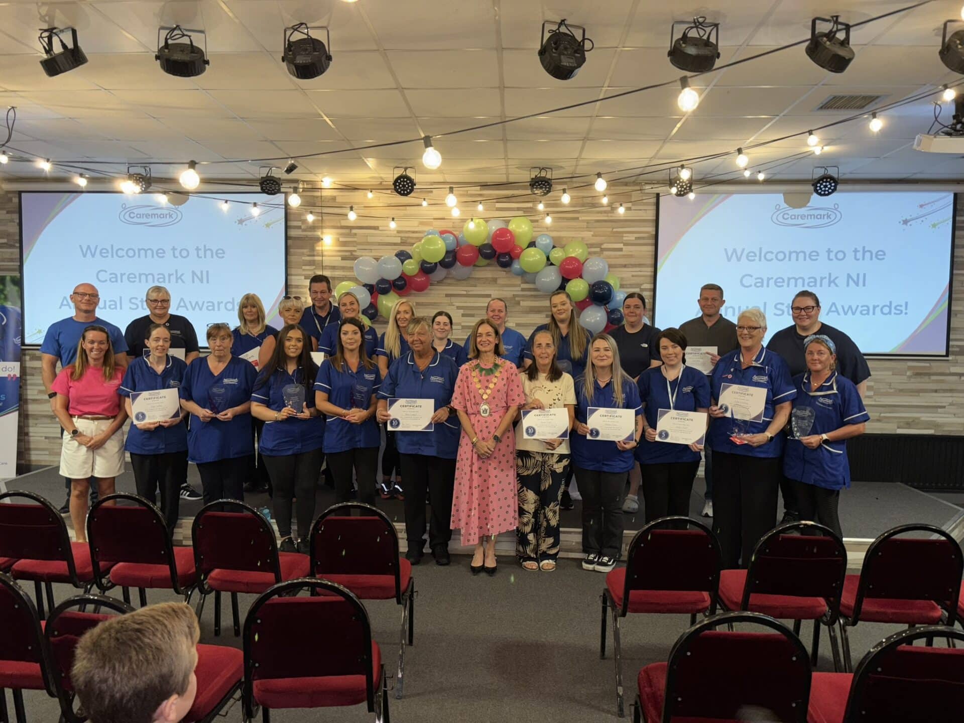 Image of staff at Awards day