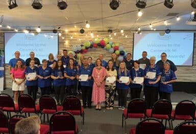 Image of staff at Awards day