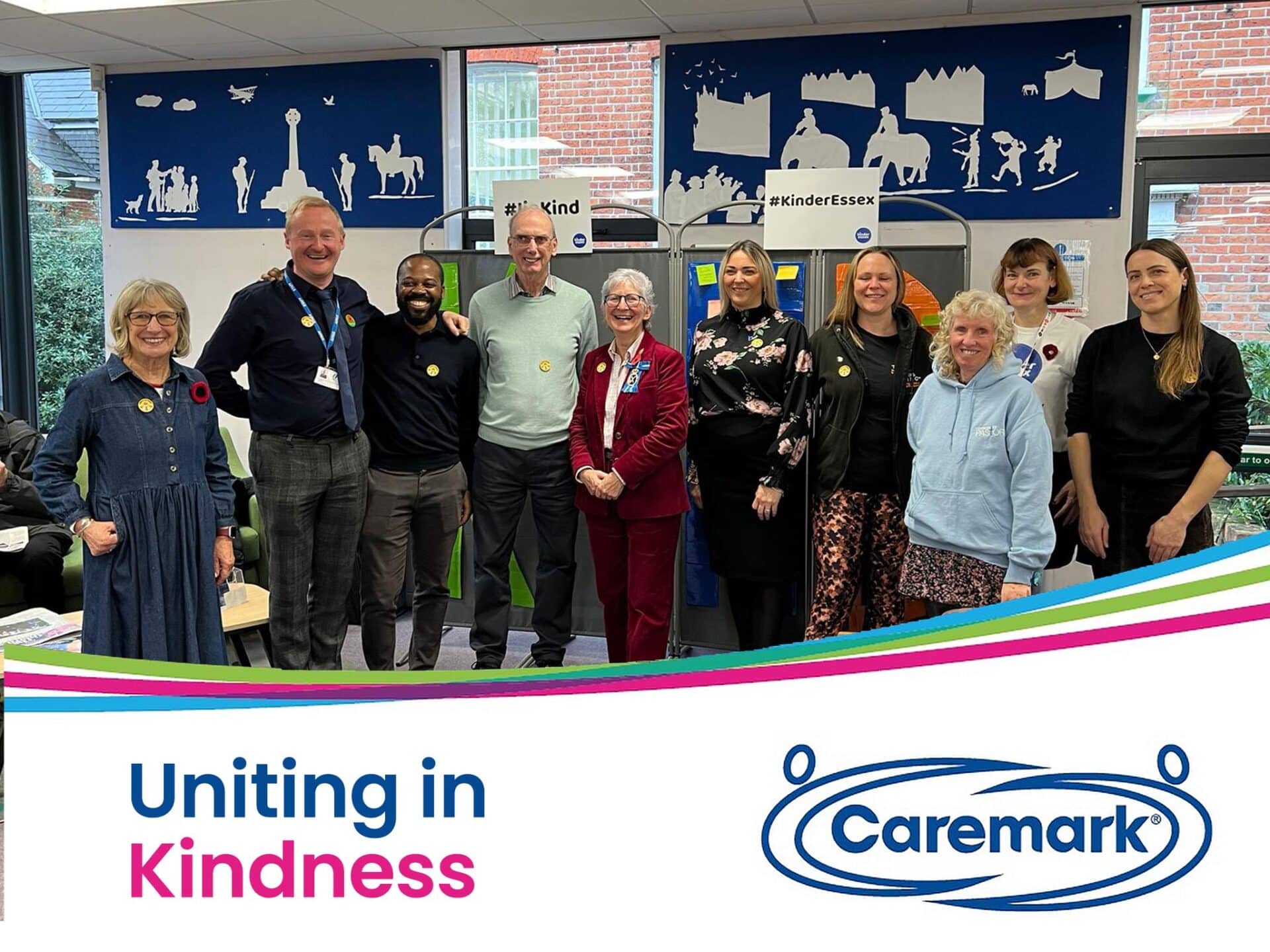 Caremark Brentwood staff attending the Billericay Unite in Kindness community event.