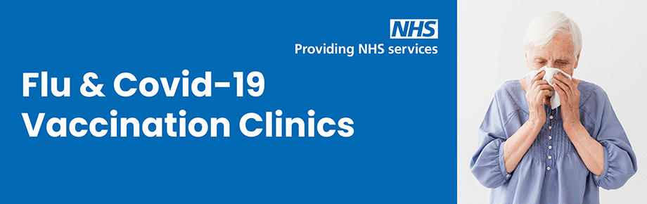 Older adult receiving support at Liverpool flu and COVID vaccination clinics to stay safe during winter.”

