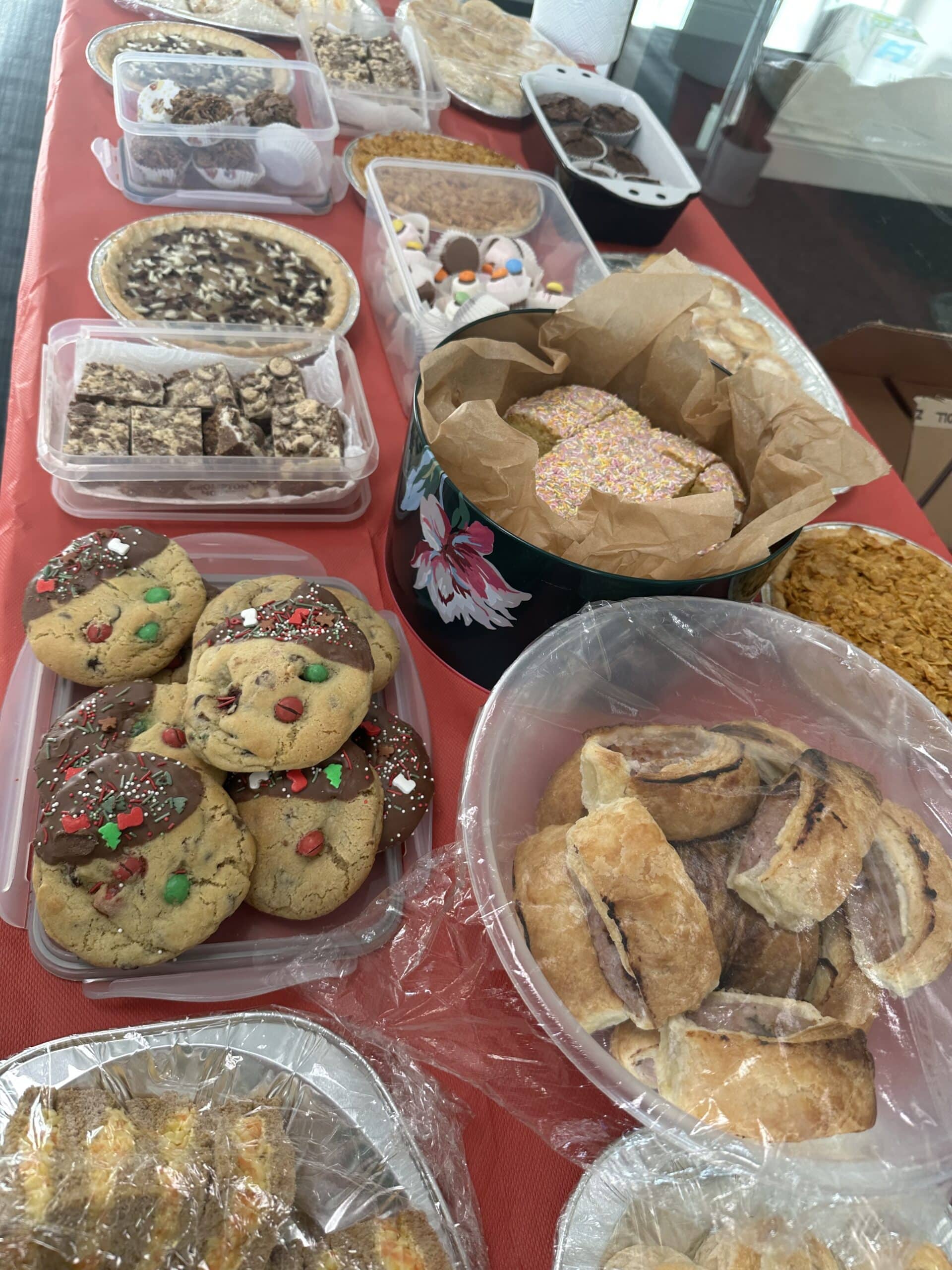 baked goods on the table