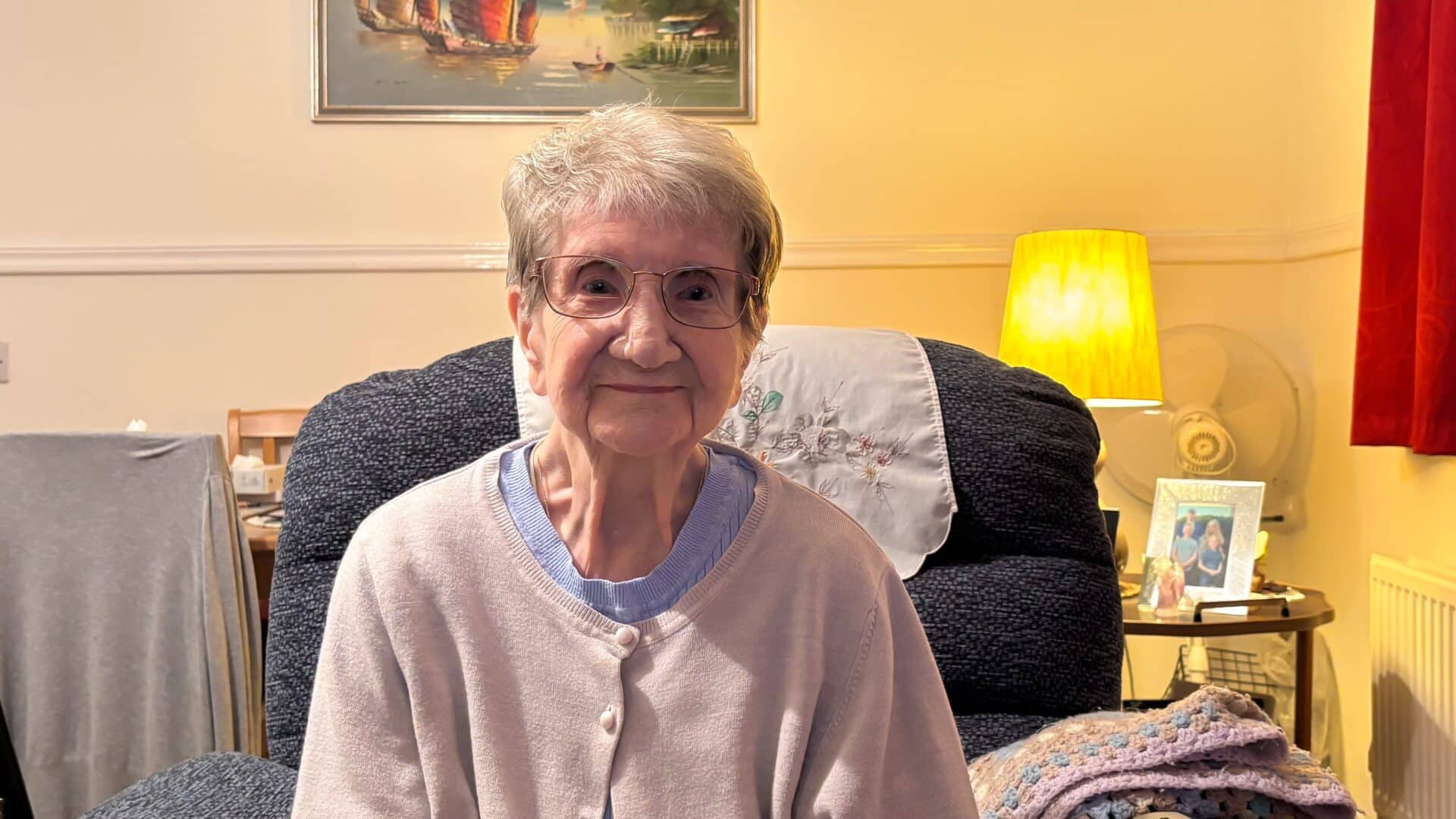 Nothing was going to prevent Mary Davis from returning home