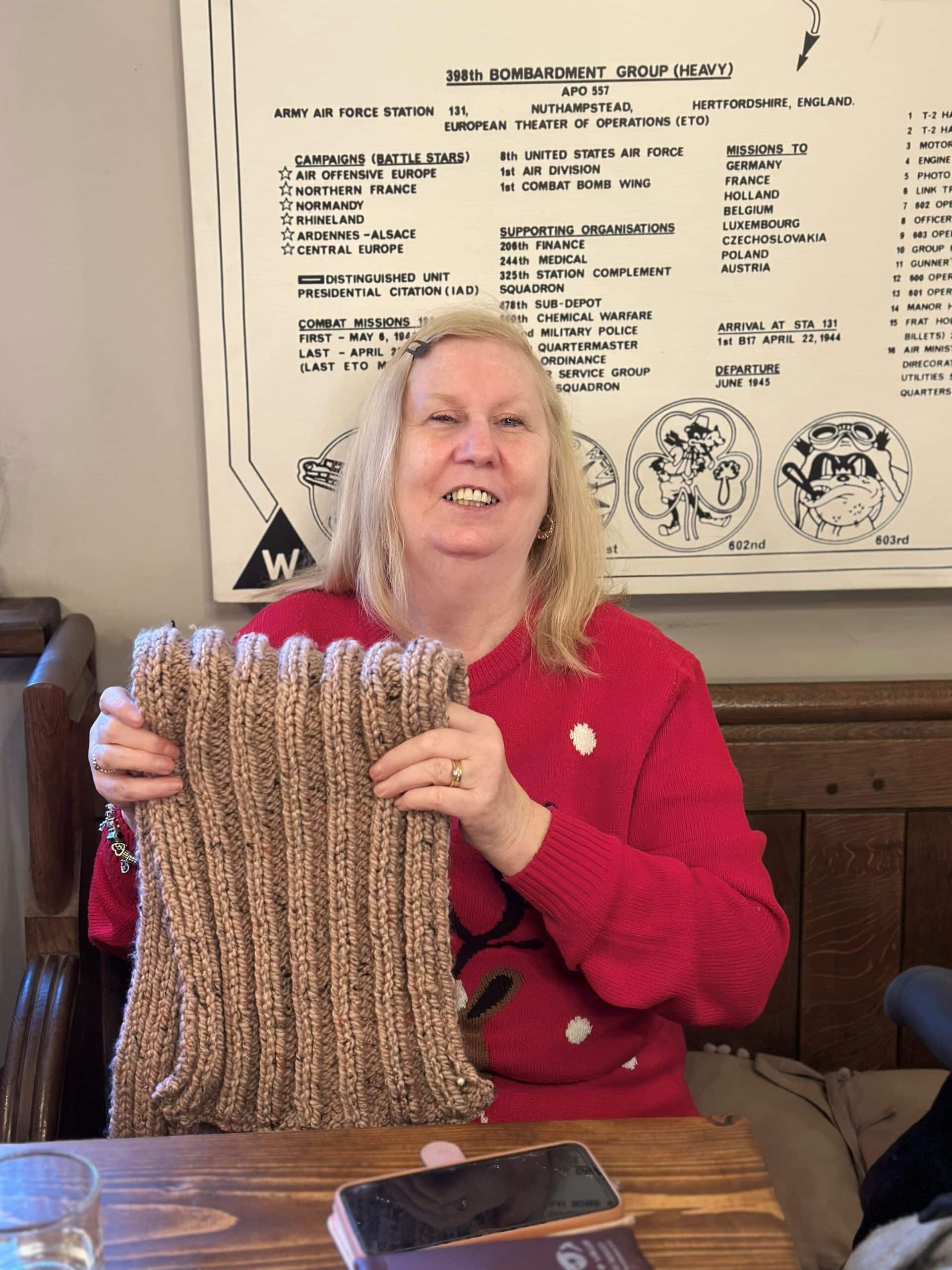 Caremark North Herts and Stevenage client at the Christmas Community Lunch at The Woodman Inn. Caremark North Herts and Stevenage is pleased to be supporting the event to help tackle social isolation. 