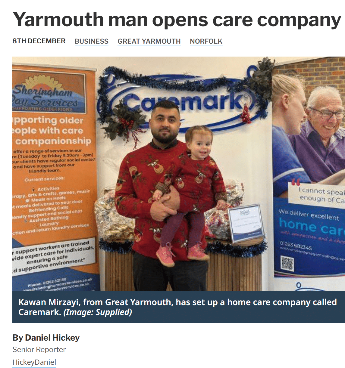 As featured in the Eastern Daily Press