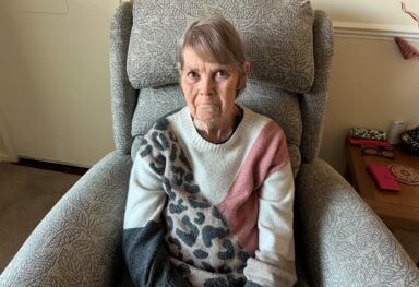 Determined to get back on her feet again