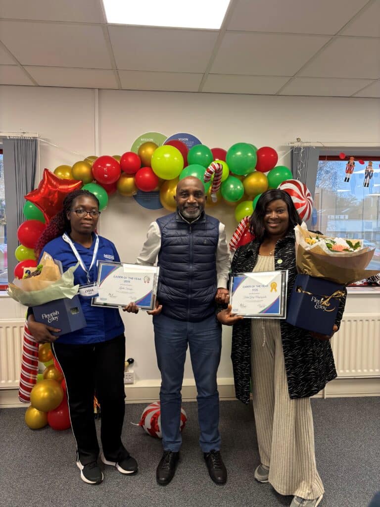 Employee Recognition at Caremark North Hertfordshire and Stevenage. Carer of the Year 2025