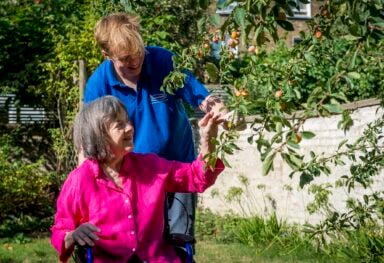 Caremark care assistant caring for client