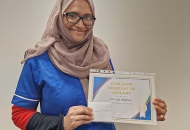 Star Carer for January