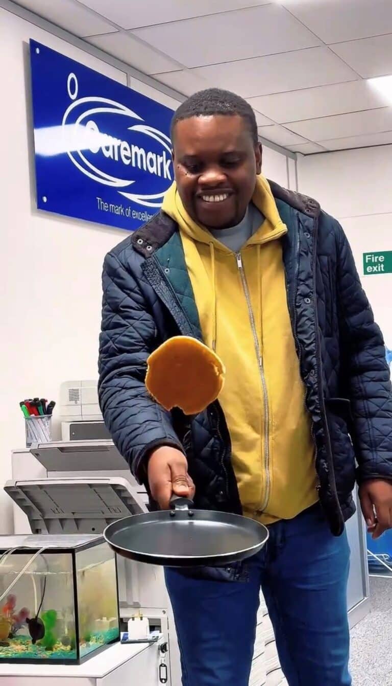 Caremark North Herts and Stevenage Biggest Tosser Competion building a culture of care. 