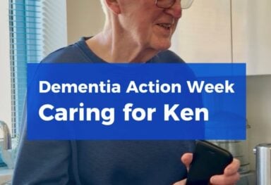 Caring for a spouse with Alzheimer's. Ken lives with Alzheimer's Disease. His wife Vivian is his full time carer and she shares their lived experiences in 5 videos for Dementia Action Week.