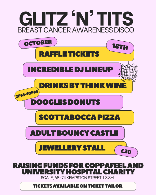 Breast cancer awareness Merseyside community campaign