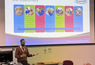 Caremark Solihull hosts in service training: the benefits of home care for Solihull Hospital and Community Services NHS