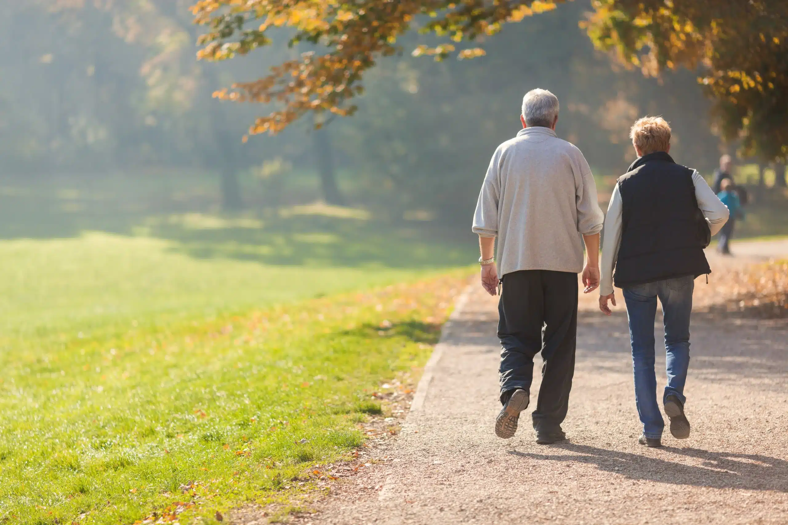 older people confident outdoors