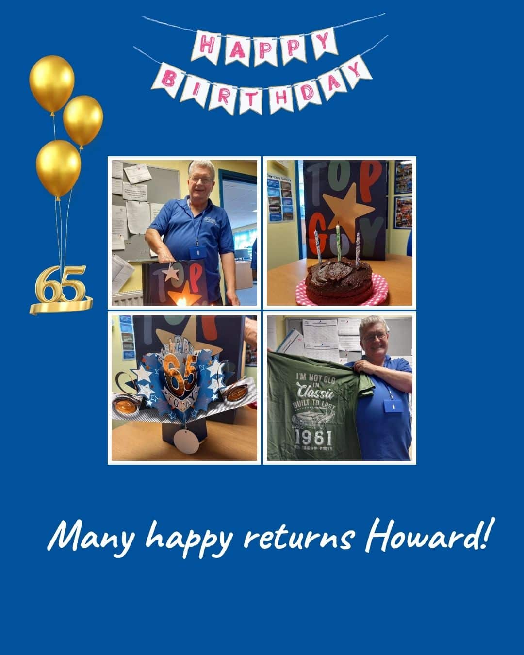 Howard's birthday surprise