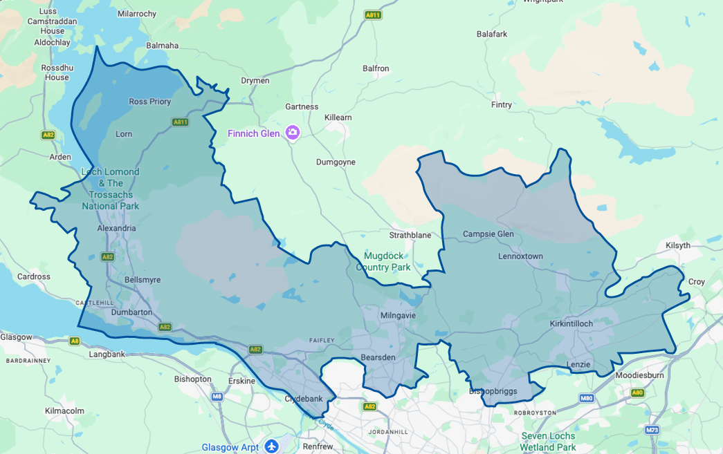 West and East Dunbartonshire