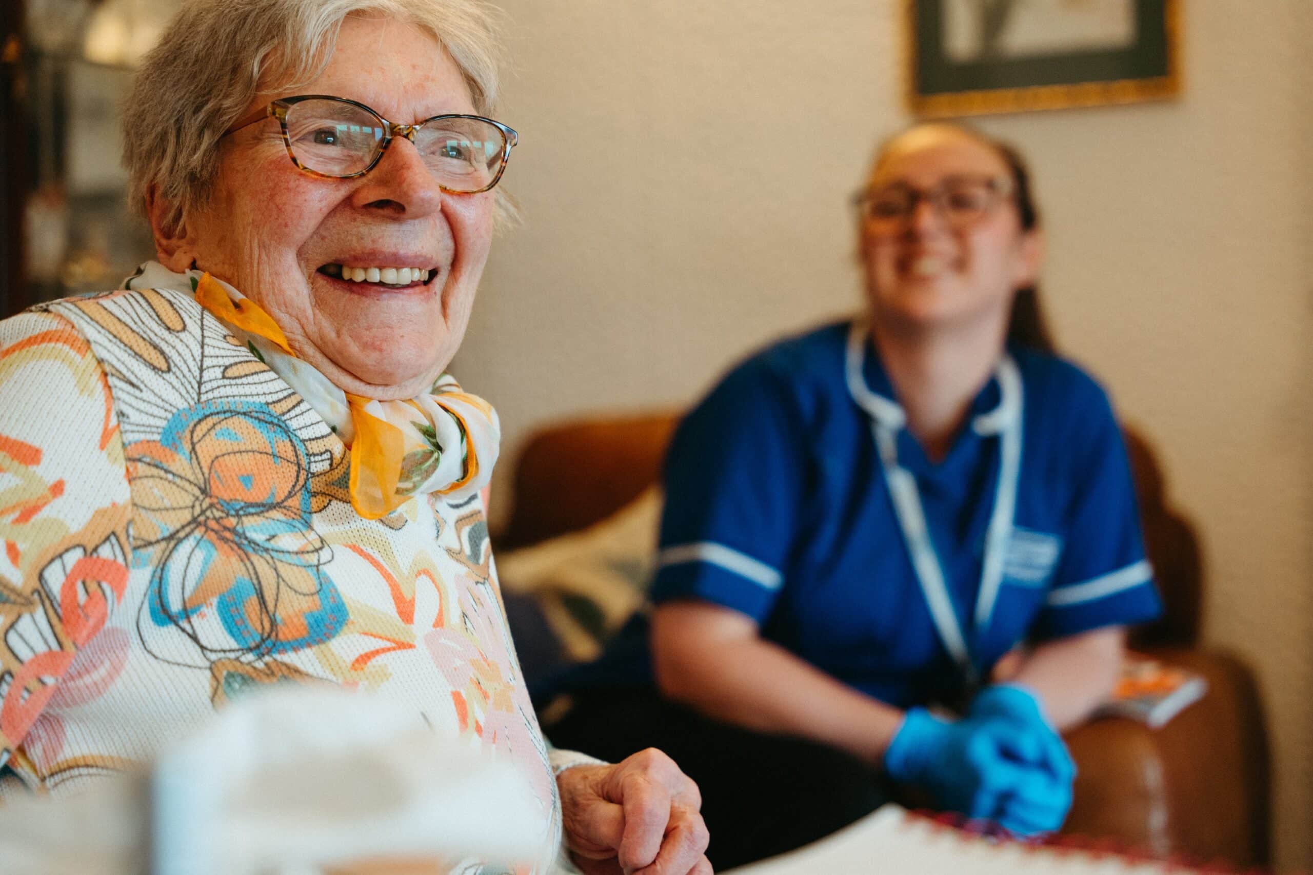 Carer and customer Caremark Cambridge and South Cambridgeshire