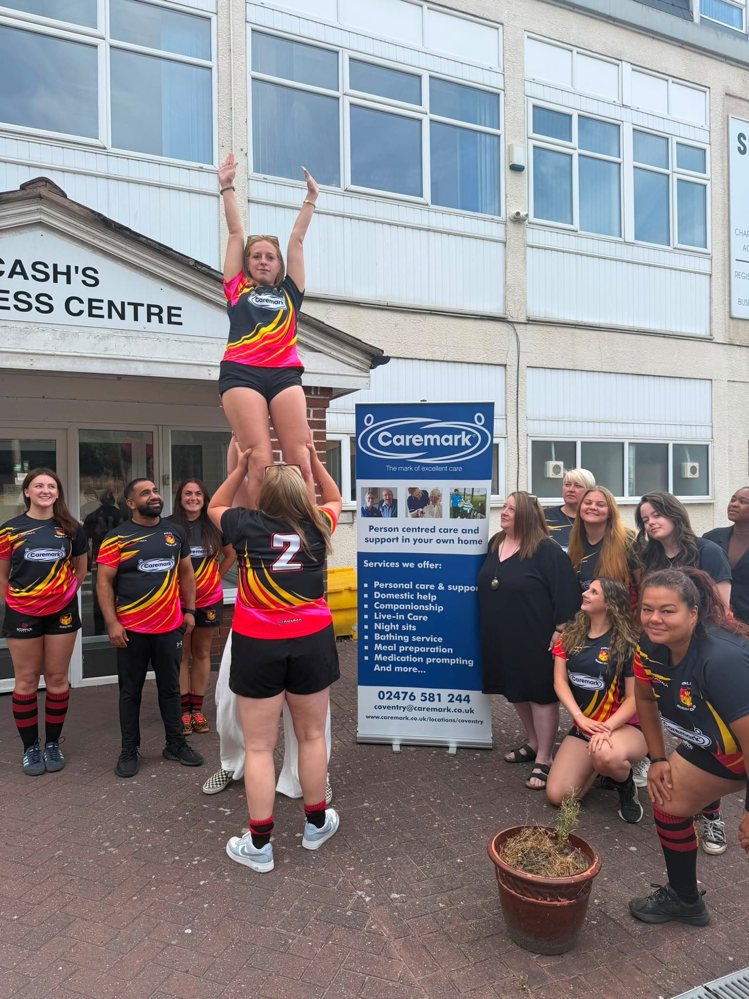 Caremark Coventry Proudly Sponsors Pinley RFC Ladies with Their First Ever Dedicated Ladies Kit