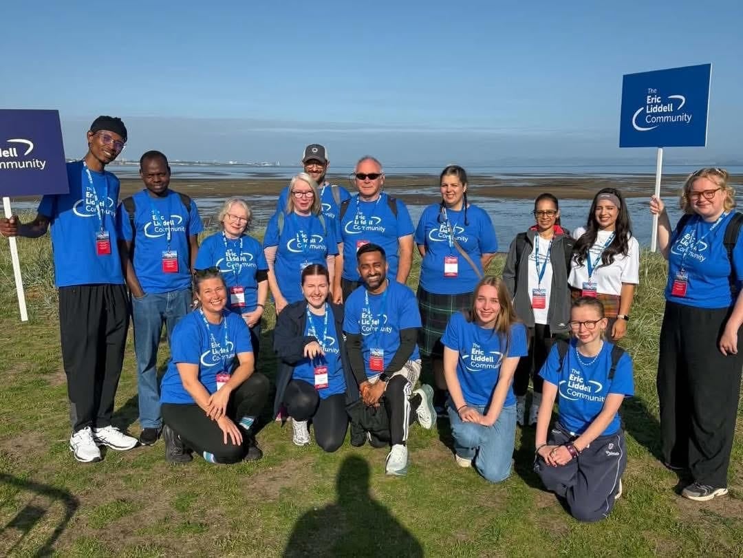 Caremark Edinburgh colleagues walking for the Eric Liddell Community