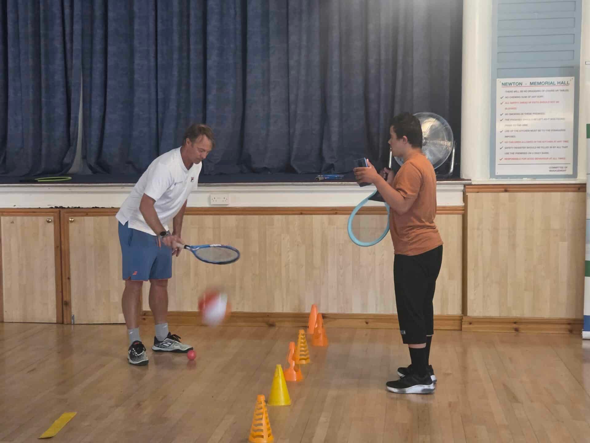 First inclusive tennis taster session