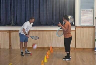 First inclusive tennis taster session