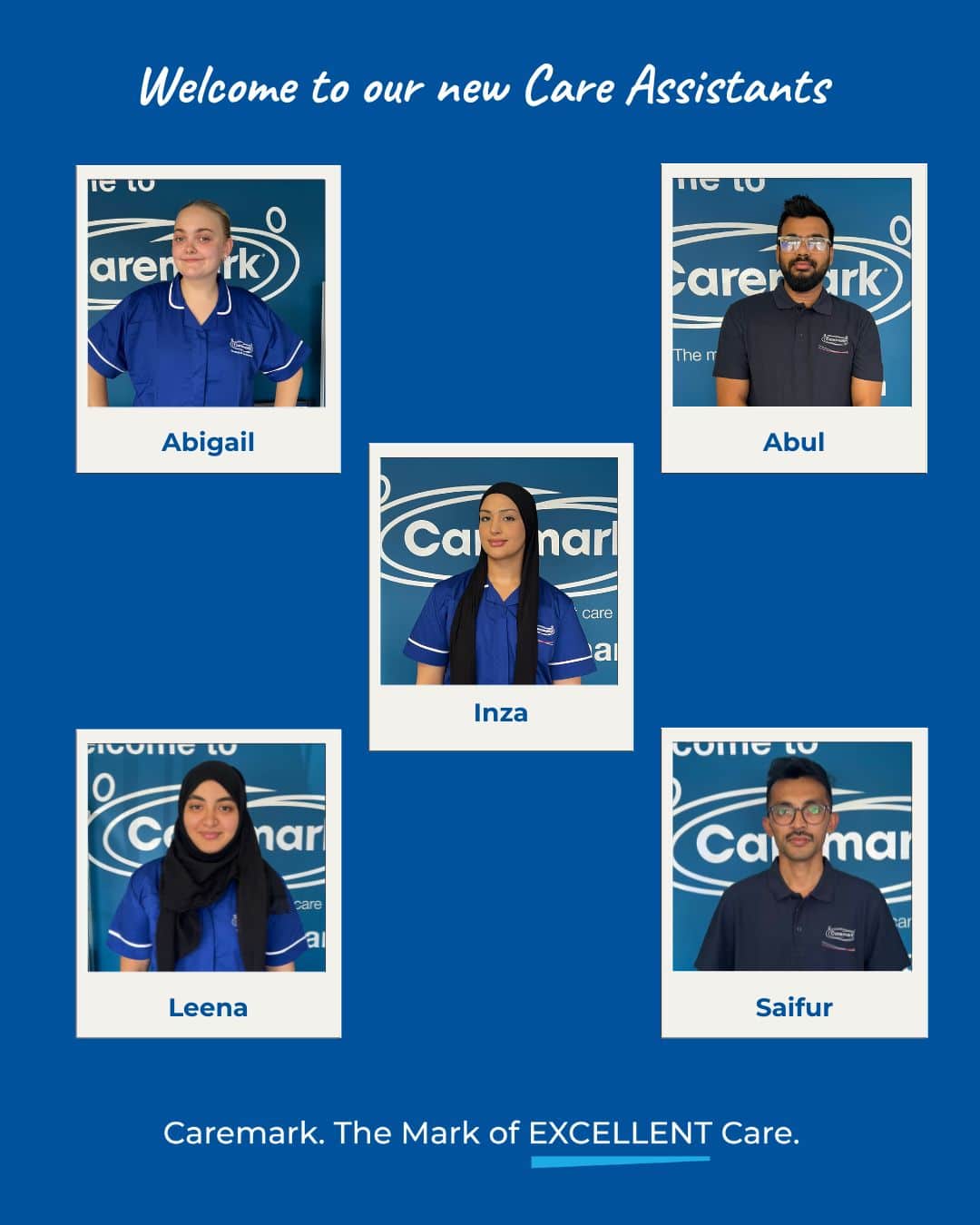 welcome new care assistants
